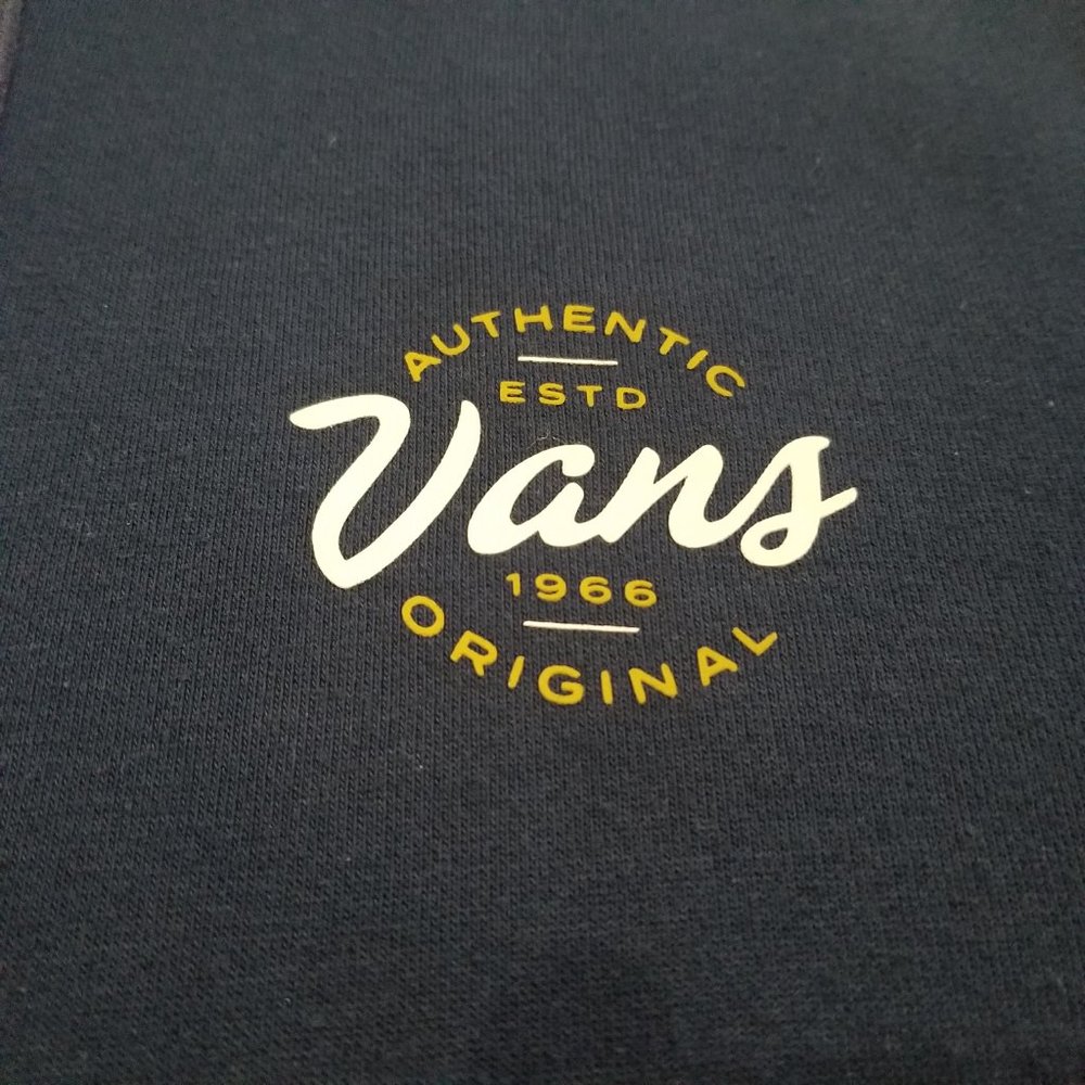 Men's Vans Dark Blue Hoodie Size Small - Picture 2 of 12